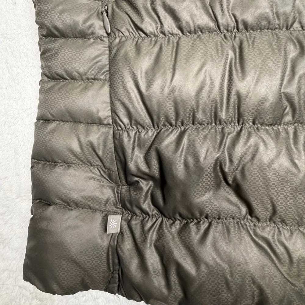 Athleta Goose Down Puffer Jacket‎ Brown Women's Lightweight Coat